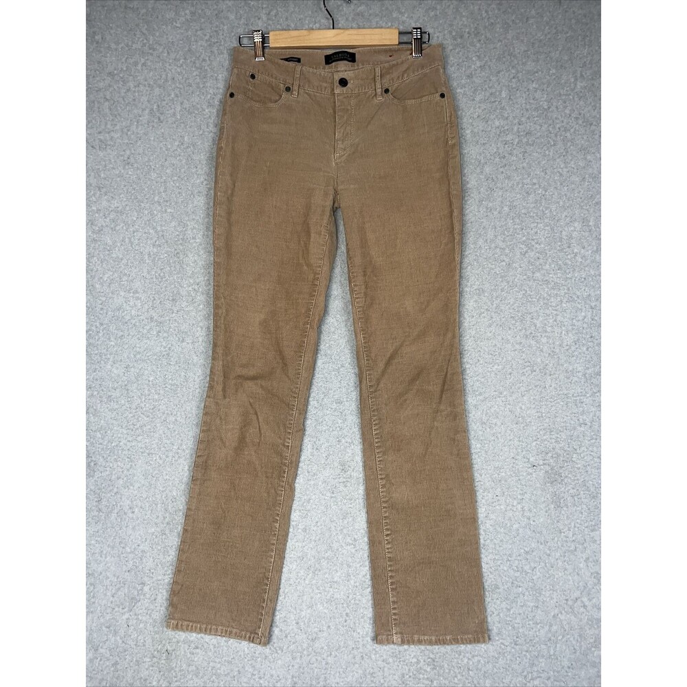 Talbots Womens Corduroy Pants Sz 2 Flawless Five Pocket Straight Leg Stretch
